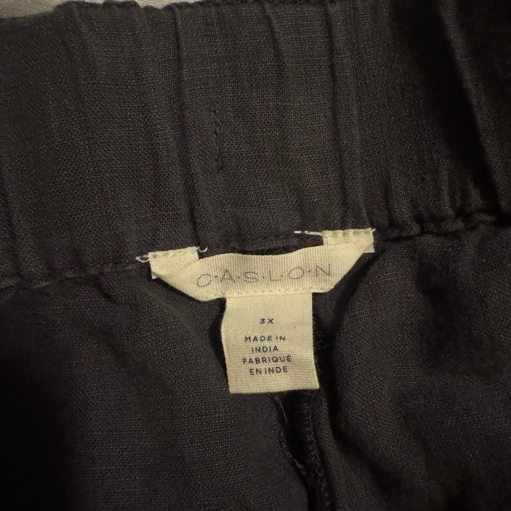 Nordstrom Charcoal Gray linen pants - Picture 4 of 6